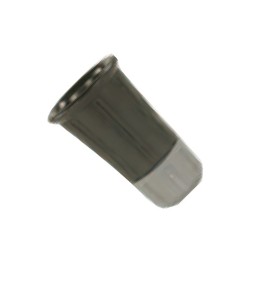 PORTABOQUILLA NEGRO 1/4" H - 1/4" H 400 BAR